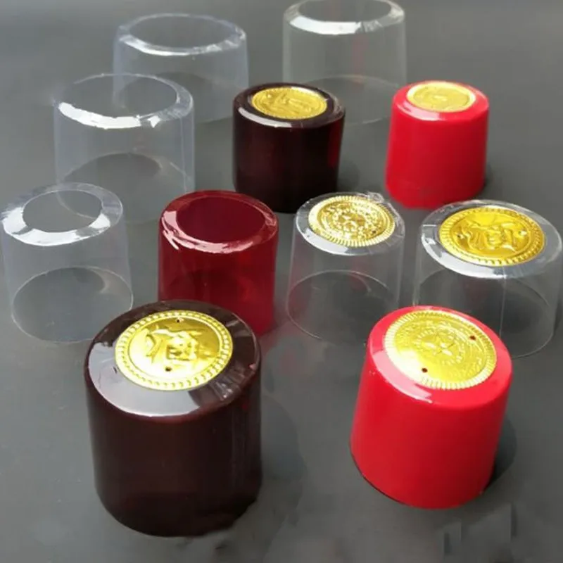 Wine Beer Liquor - 100X PVC Wein Flasche Schrumpfen Film
