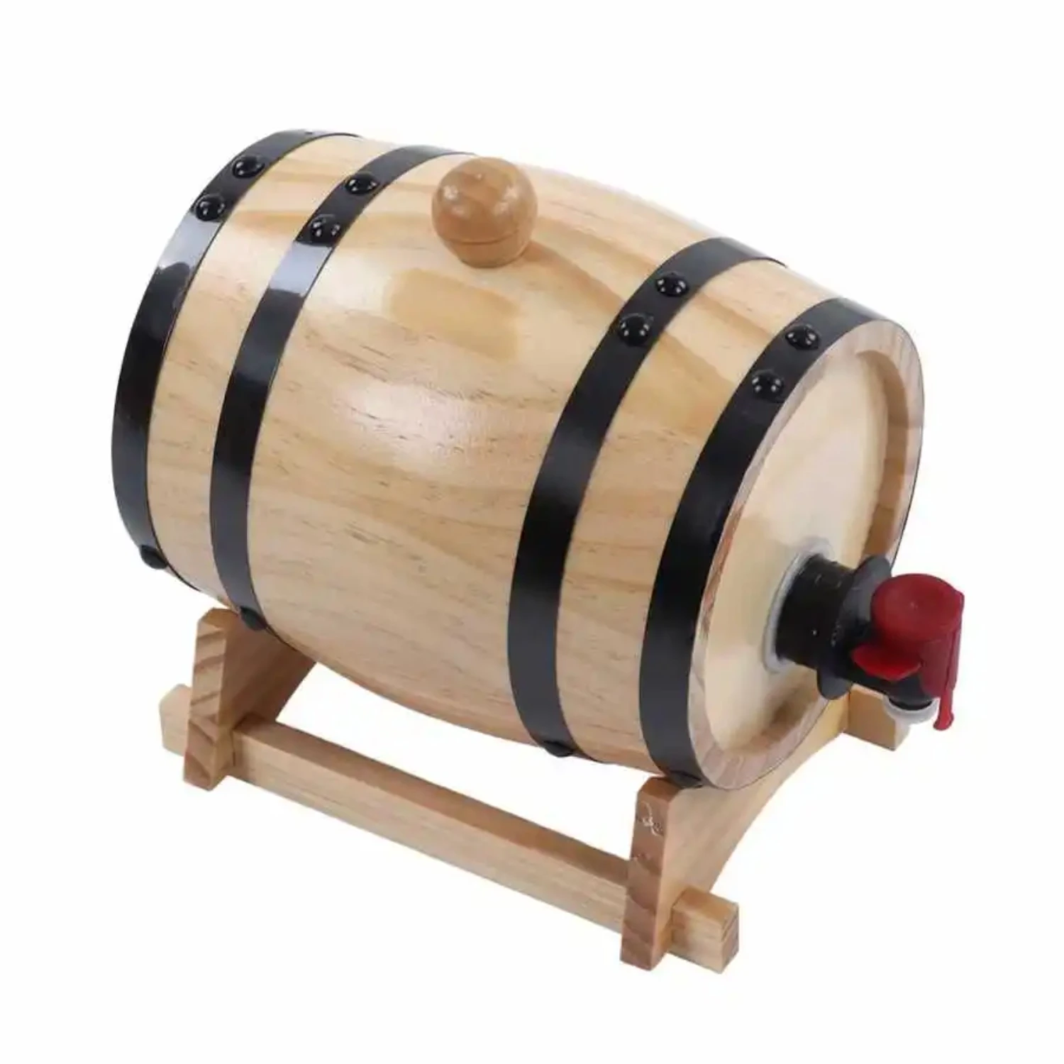 Wine Beer Tequila - 1/3/5L Kiefern-Weinfass, spezieller Spender, Eimer, Bierfass