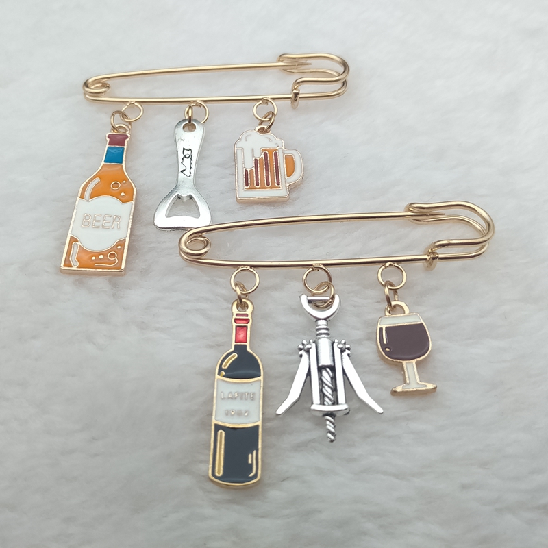 Wine Beer Best - Neue Mode Mini süße Bierkrug Pin