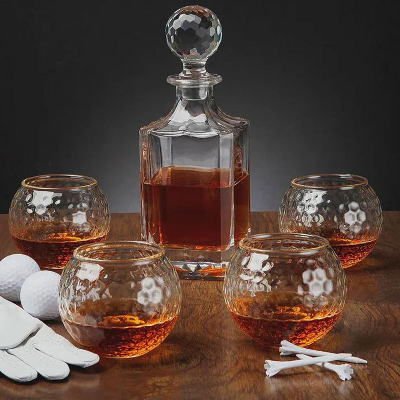 Wine Beer Tequila - Whiskygläser im lustigen Golfball-Design, Likörgläser, Tequilagläser