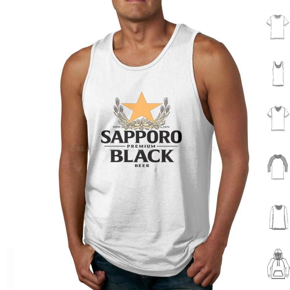 Wine Beer Best - Sapporo Malt Tanktops, ärmellose Westen, Drunk