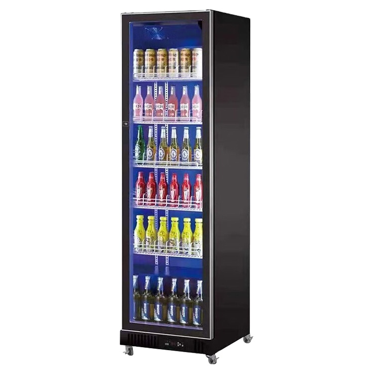 Wine Beer Dual Zone - Getränke-Display-Kühler und Kühlschrank mit Glastür für