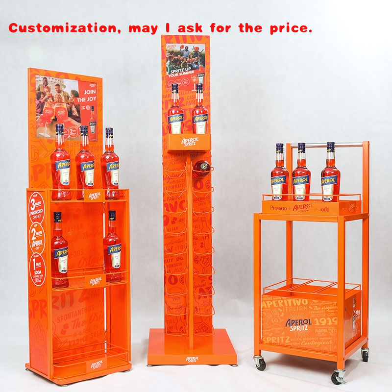 Wine Beer Tequila - Custom.Retail Luxus Stehendes Metall Weinregal Whisky