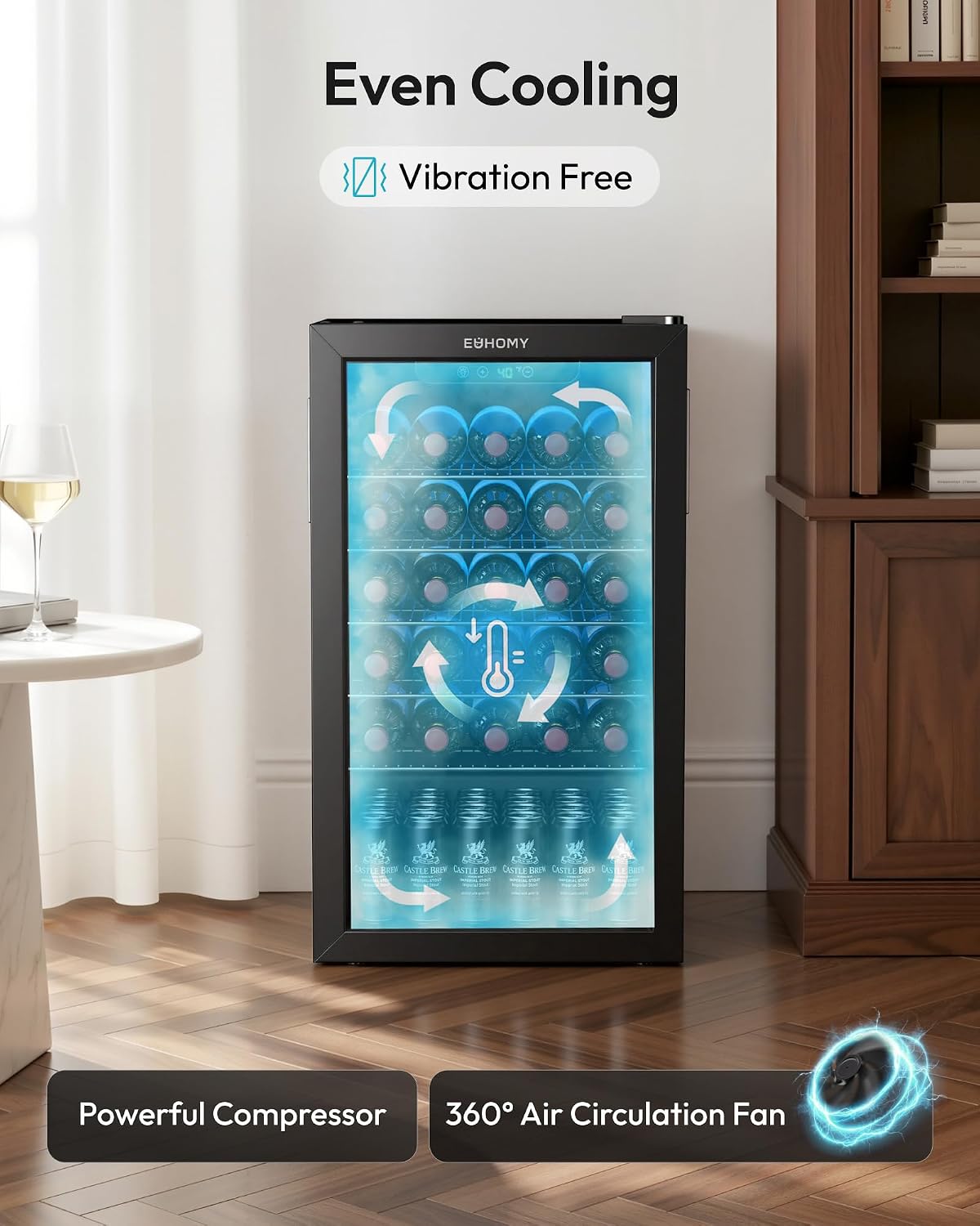 125-Dosen-Getränkekühler mit G – Wine Beer Cooler Fridge Bewertung und Preis