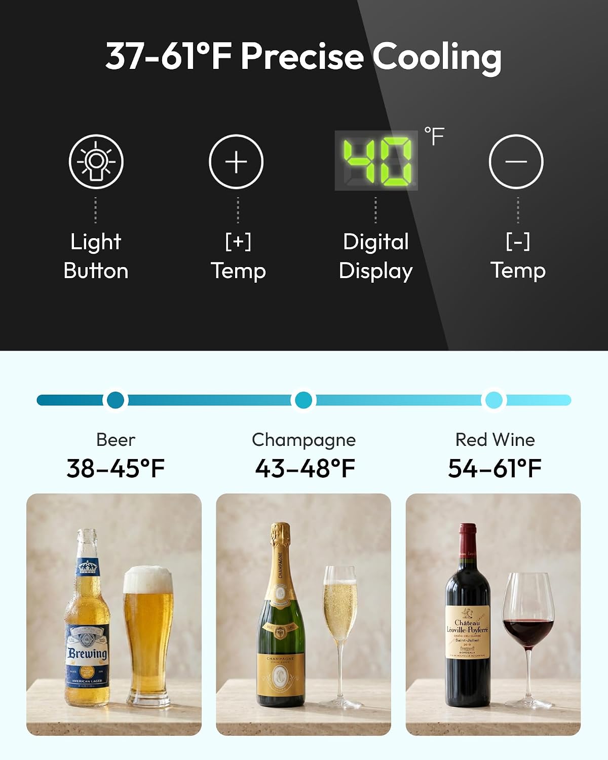 125-Dosen-Getränkekühler mit G – Wine Beer Cooler Fridge Bewertung und Preis