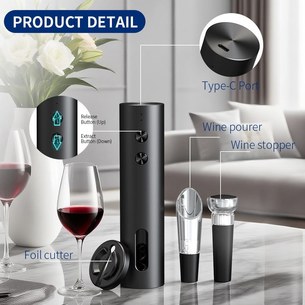 4-in-1 Elektrisches Flaschenöf – Bottle Stopper Set Bewertung und Preis