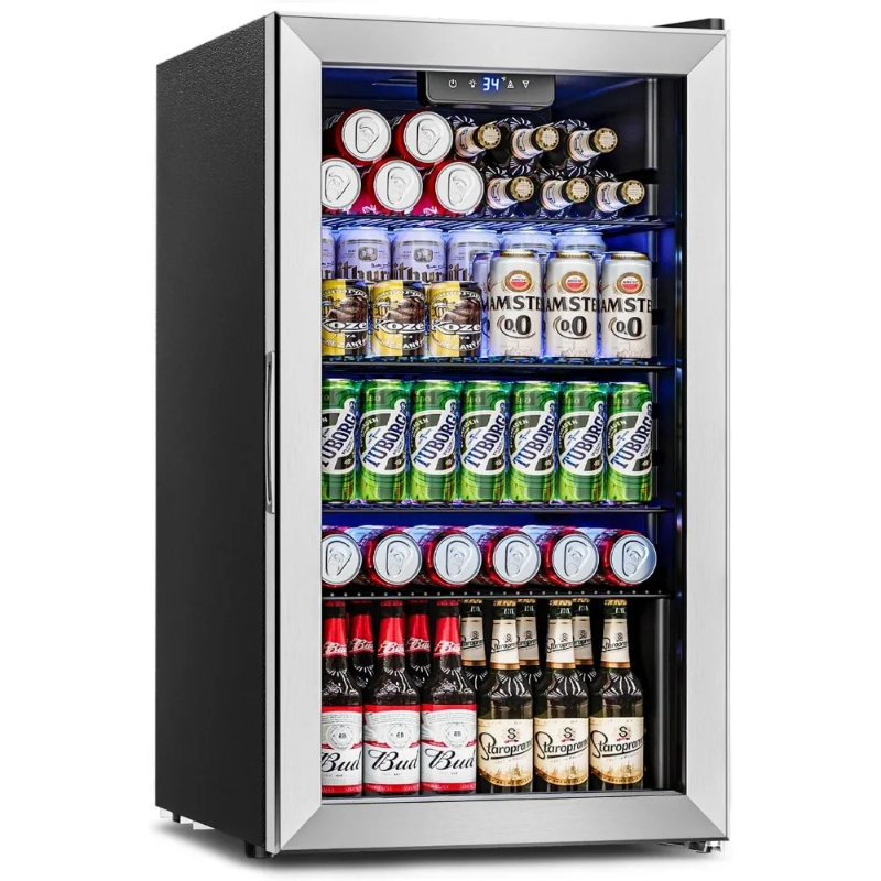 Getränkekühlschrank - 126 Dose – Wine Beer Cooler Fridge Bewertung und Preis