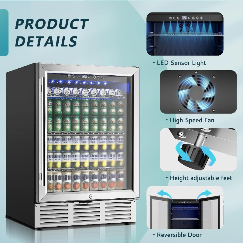 Getränkekühlschrank 24 Zoll 18 – Wine And Beer Undercounter Fridge Bewertung und Preis