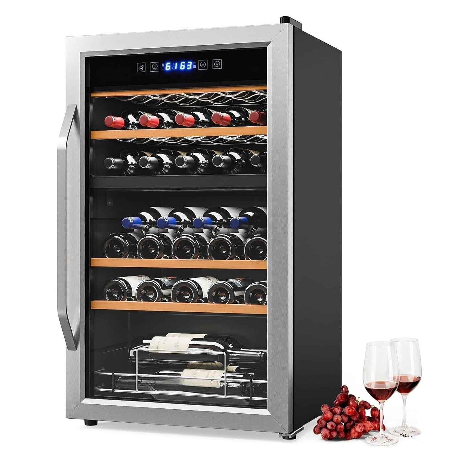 33-Flaschen-Dual-Zone-Weinkühl – Wine Beer Dual Zone Bewertung und Preis