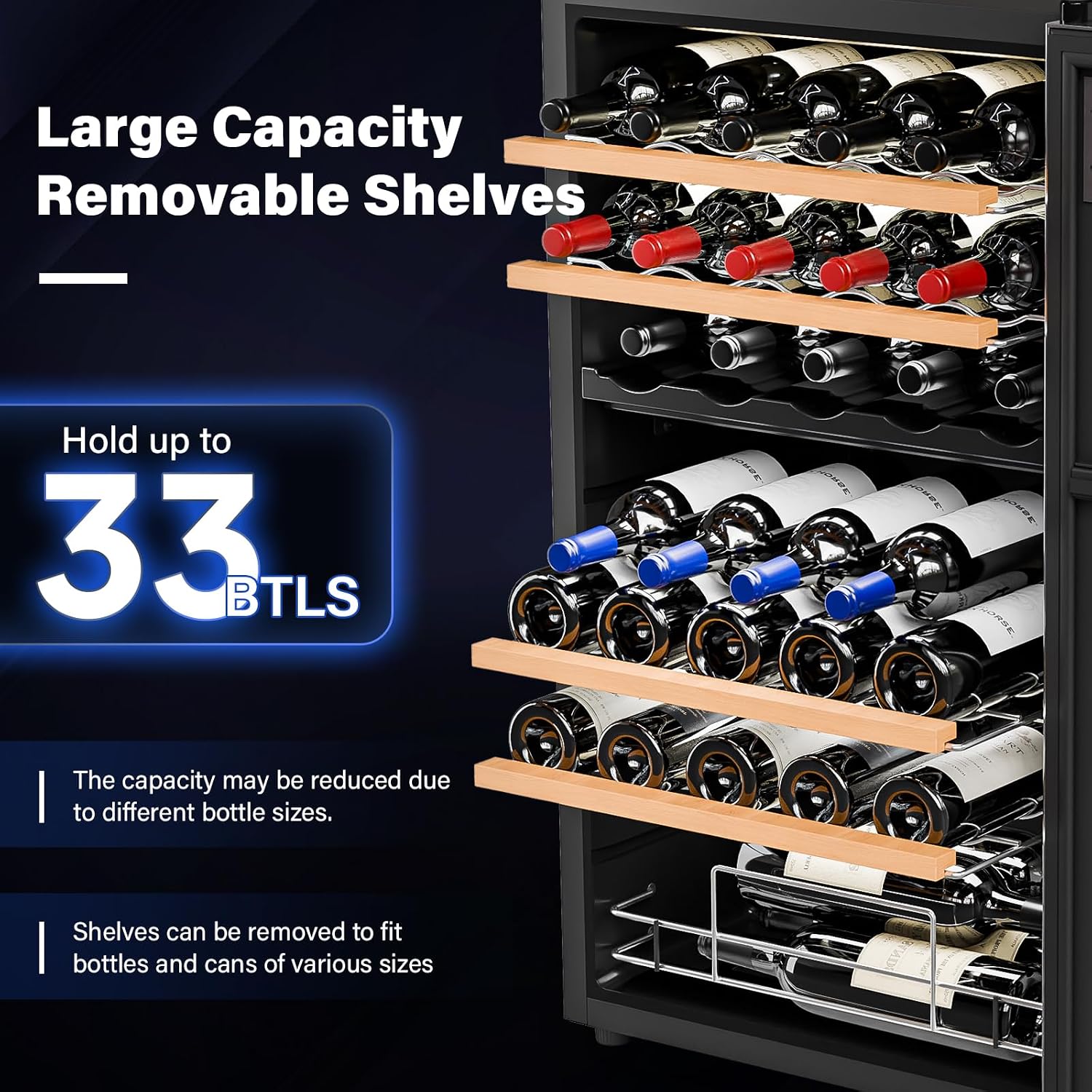 33-Flaschen-Dual-Zone-Weinkühl – Wine Beer Dual Zone Bewertung und Preis