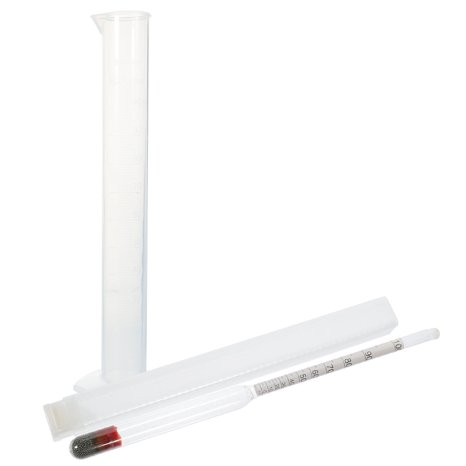 1 Set Dreifach-Hydrometer für  – Wine Beer And Cider Bewertung und Preis