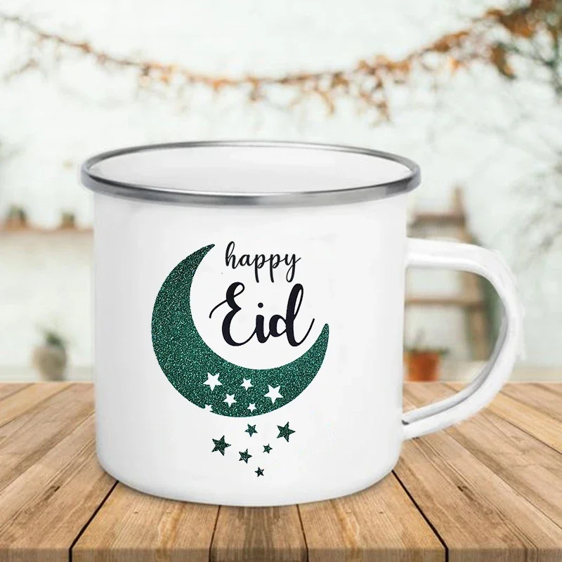 Handle Enamel Mugs Happy Eid M – Wine Beer Best Bewertung und Preis