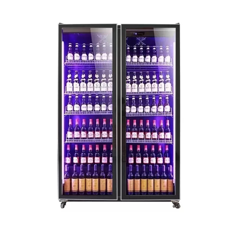Doppeltüriger Luftkühlungskühl – Wine Beer Dual Zone Bewertung und Preis