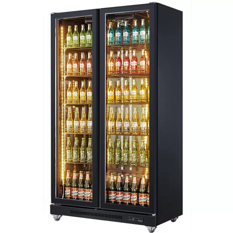 Doppeltüriger Luftkühlungskühl – Wine Beer Dual Zone Bewertung und Preis
