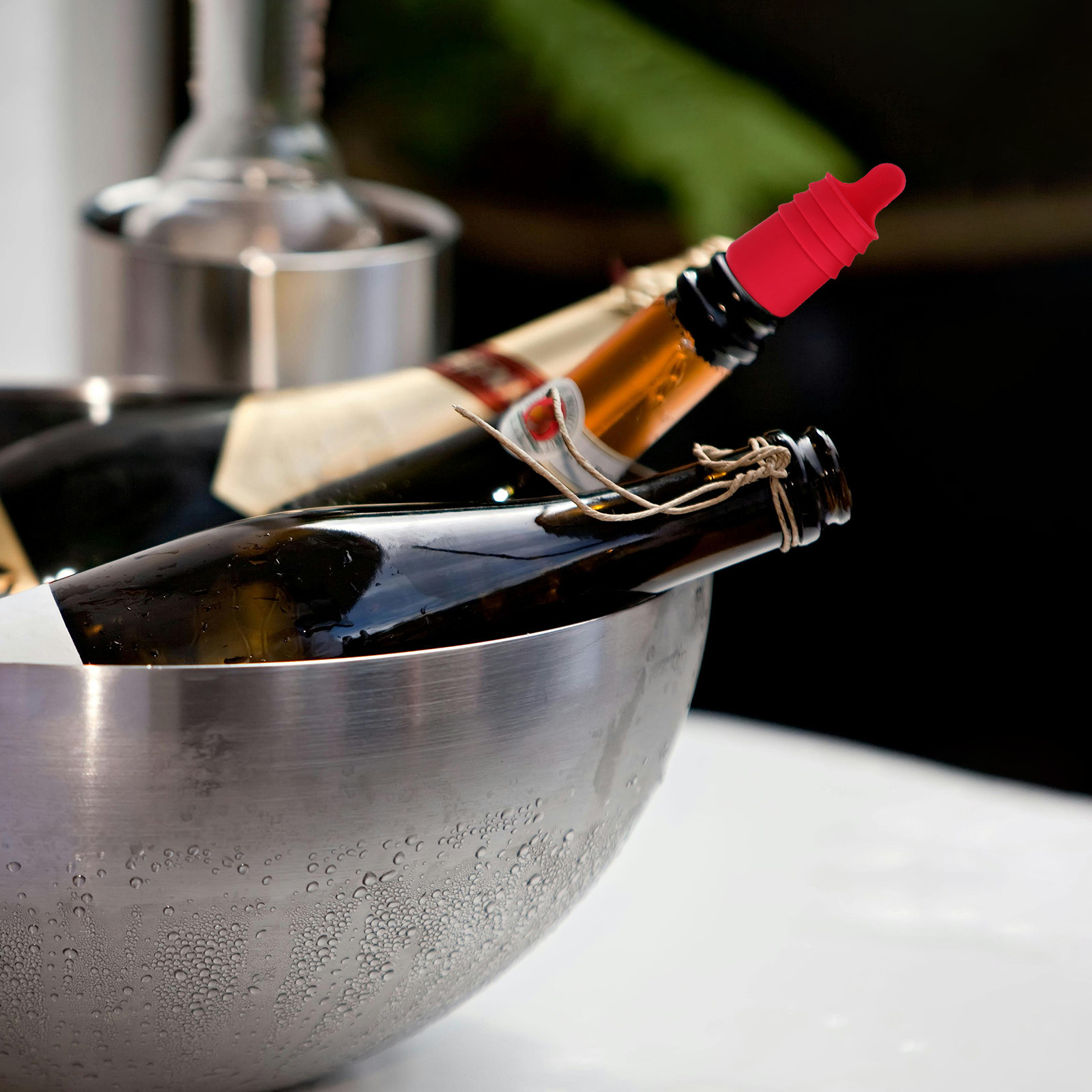 4 Stück Silikon-Weinflaschenve – Wine Beer Liquor Bewertung und Preis