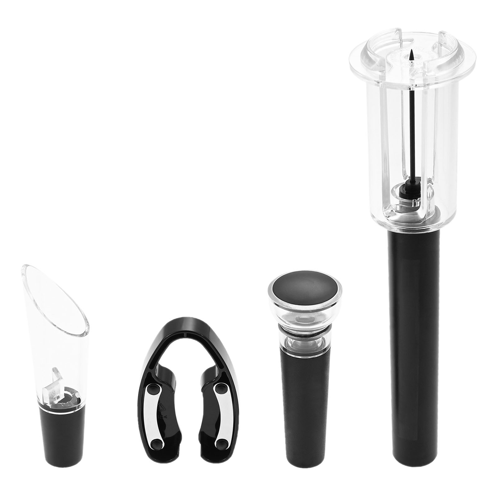 4-teiliges tragbares Luftdruck – Bottle Stopper Set Bewertung und Preis