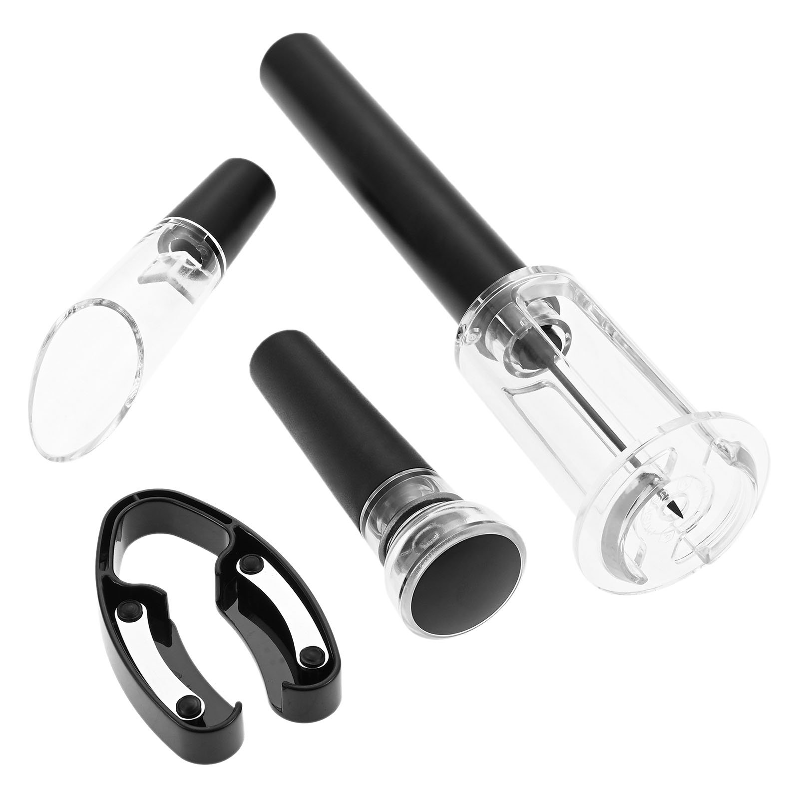 4-teiliges tragbares Luftdruck – Bottle Stopper Set Bewertung und Preis