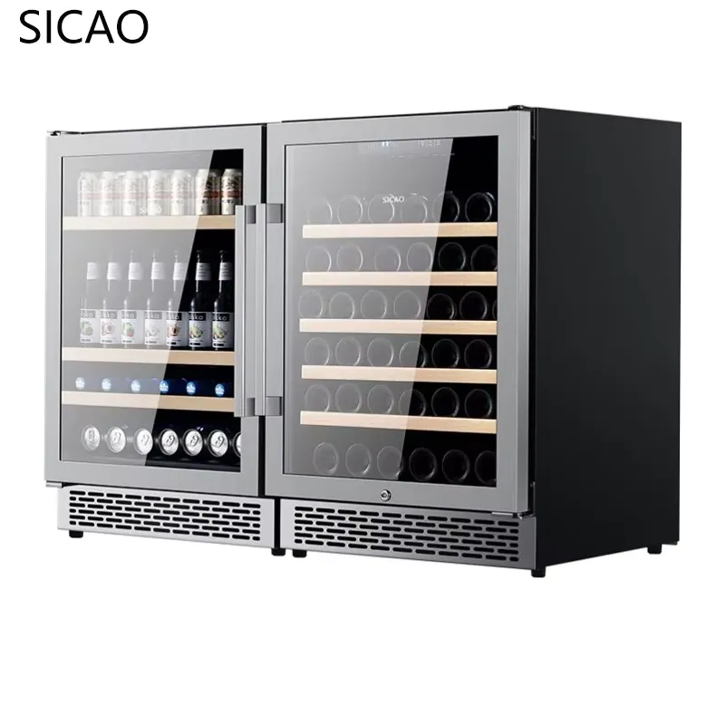 2-türiger Wein- und Bierkühlsc – Wine Beer Dual Zone Bewertung und Preis