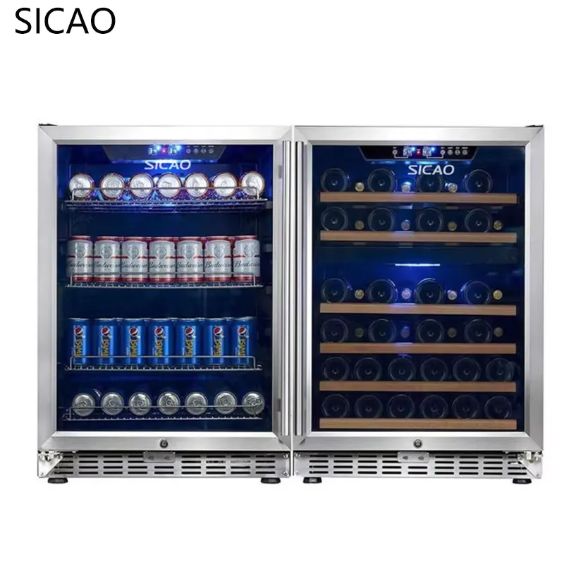 2-türiger Wein- und Bierkühlsc – Wine Beer Dual Zone Bewertung und Preis