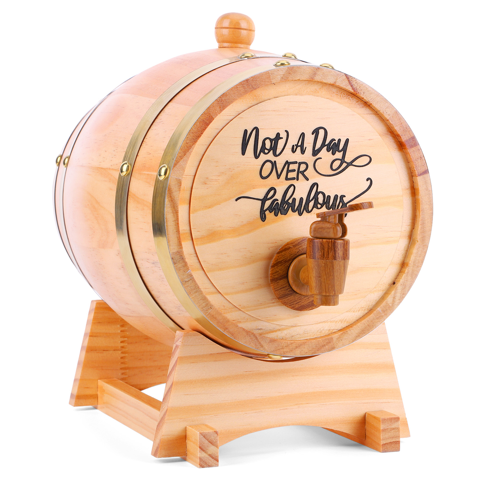 3L Graviertes Holzfass mit Stä – Wine Beer Tequila Bewertung und Preis