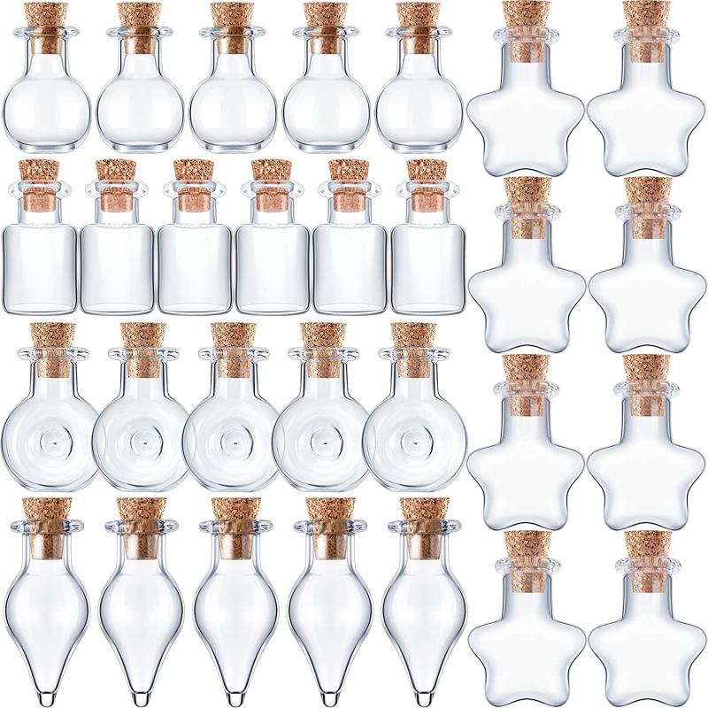 10 stücke Kleine Glas Flaschen – Bottle Stopper Set Bewertung und Preis