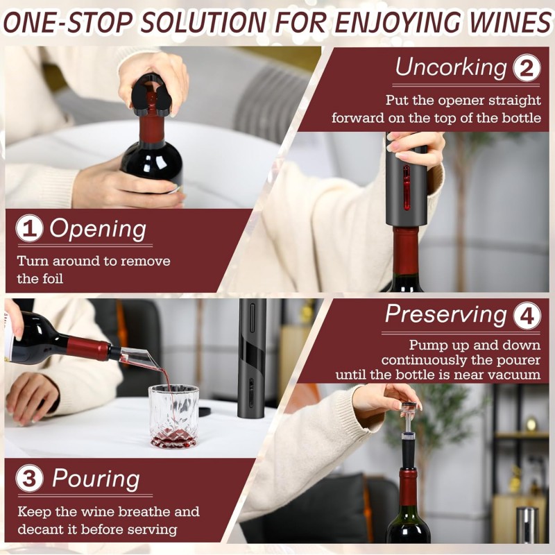 Wiederaufladbare Multifunktion – Bottle Stopper Set Bewertung und Preis