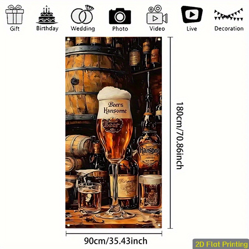 1 Stück 2D-Flachbanner im Bill – Wine Beer House Bewertung und Preis
