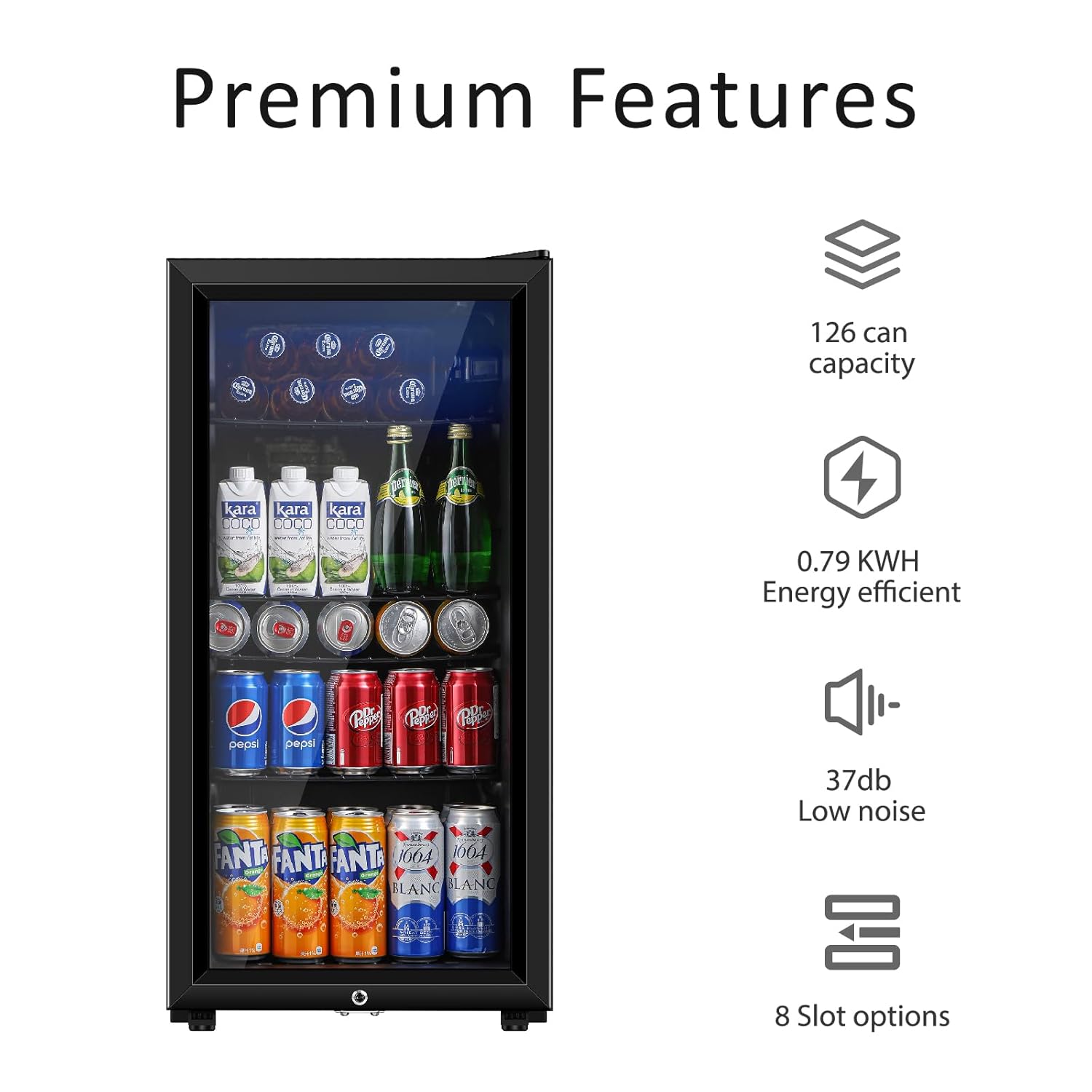 Getränkekühlschrank, 3,2 Kubik – Wine Beer Cooler Fridge Bewertung und Preis
