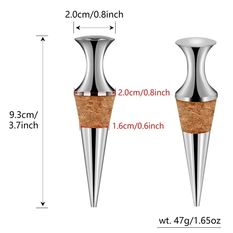 Tragbare 2-teilige Flaschenver – Bottle Stopper Set Bewertung und Preis