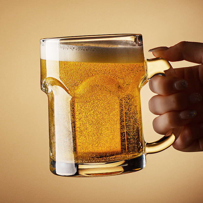 Haushaltsbierkrug mit Henkel,  – Wine Beer Glass Bewertung und Preis