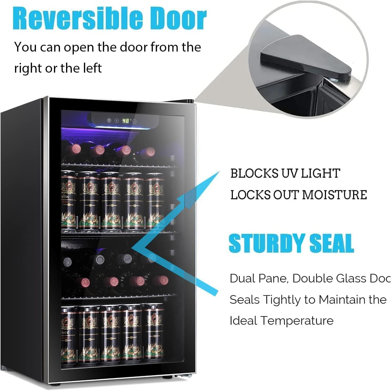 26 Flaschen 130 Dosen Weinkühl – Wine Beer Cooler Fridge Bewertung und Preis