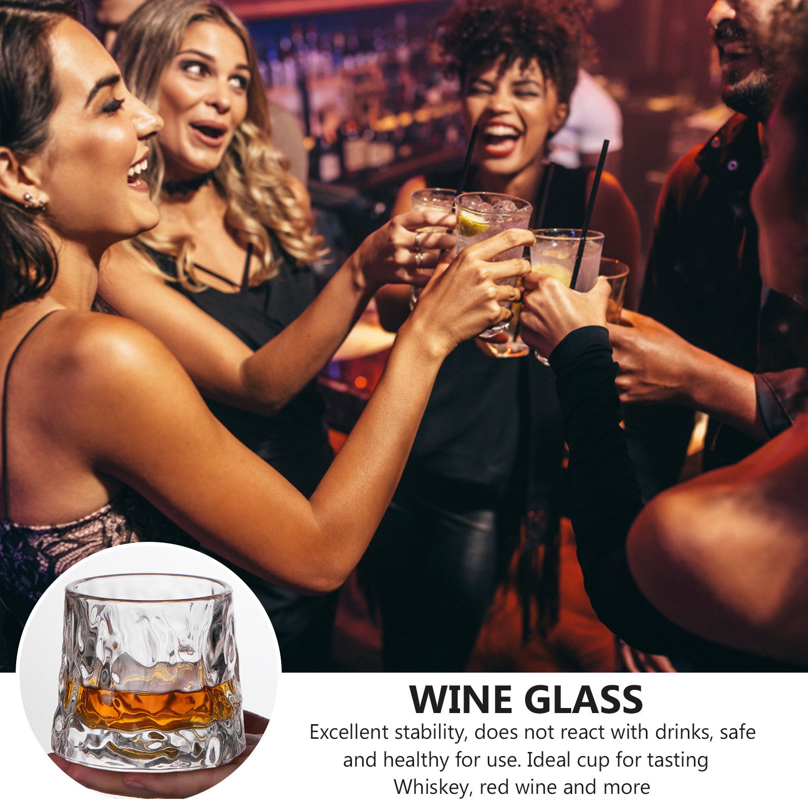 1 Stück Gehämmertes Weinglas P – Wine Beer Glass Bewertung und Preis