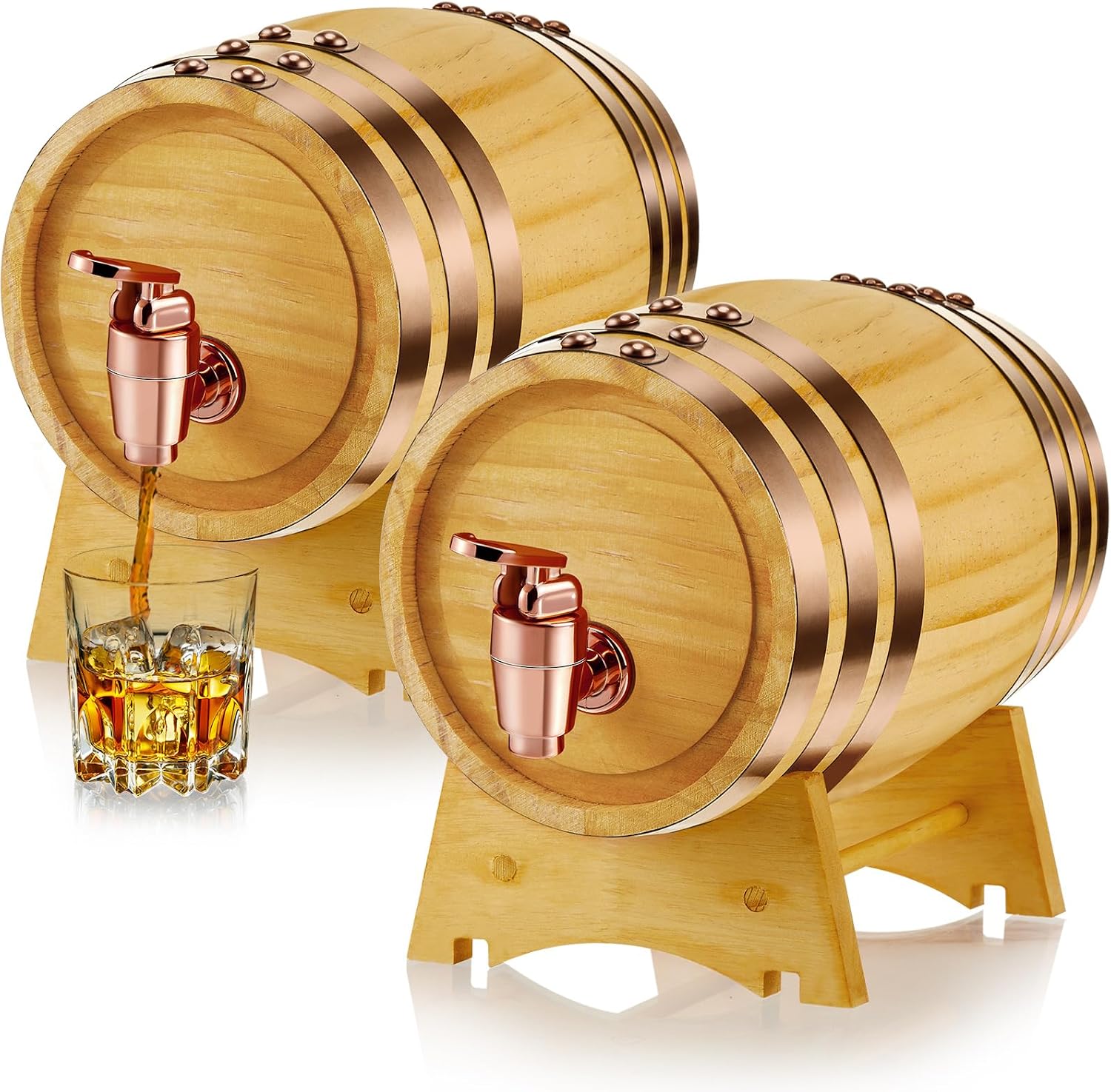 2er-Pack 2-Liter-Holzfass-Spen – Wine Beer Tequila Bewertung und Preis