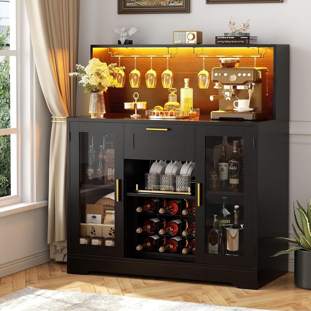 Weinbar-Schrank mit LED-Beleuc – Wine Beer Liquor Bewertung und Preis