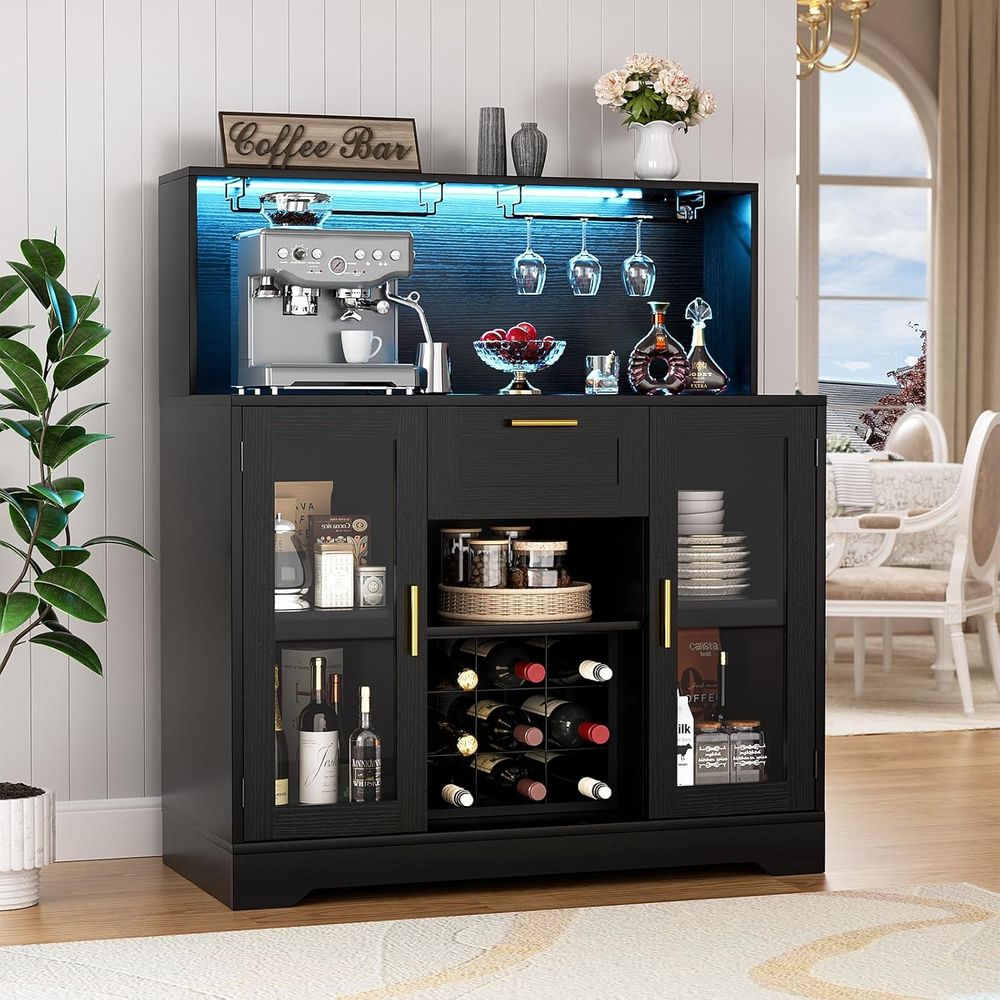 Weinbar-Schrank mit LED-Beleuc – Wine Beer Liquor Bewertung und Preis
