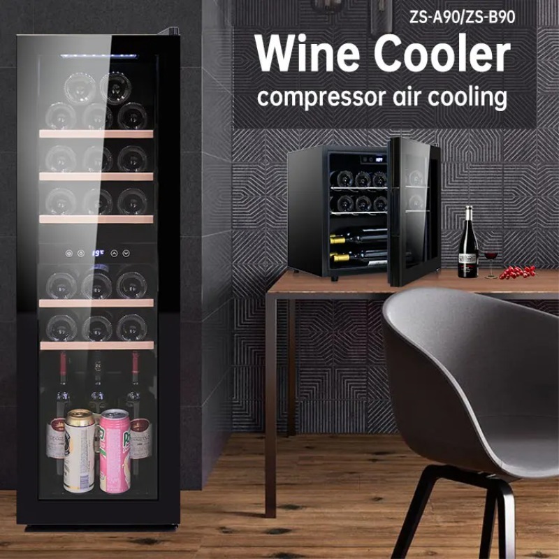 Supermarkt-Glaskühler, Mini-Kü – Wine Beer Cooler Fridge Bewertung und Preis