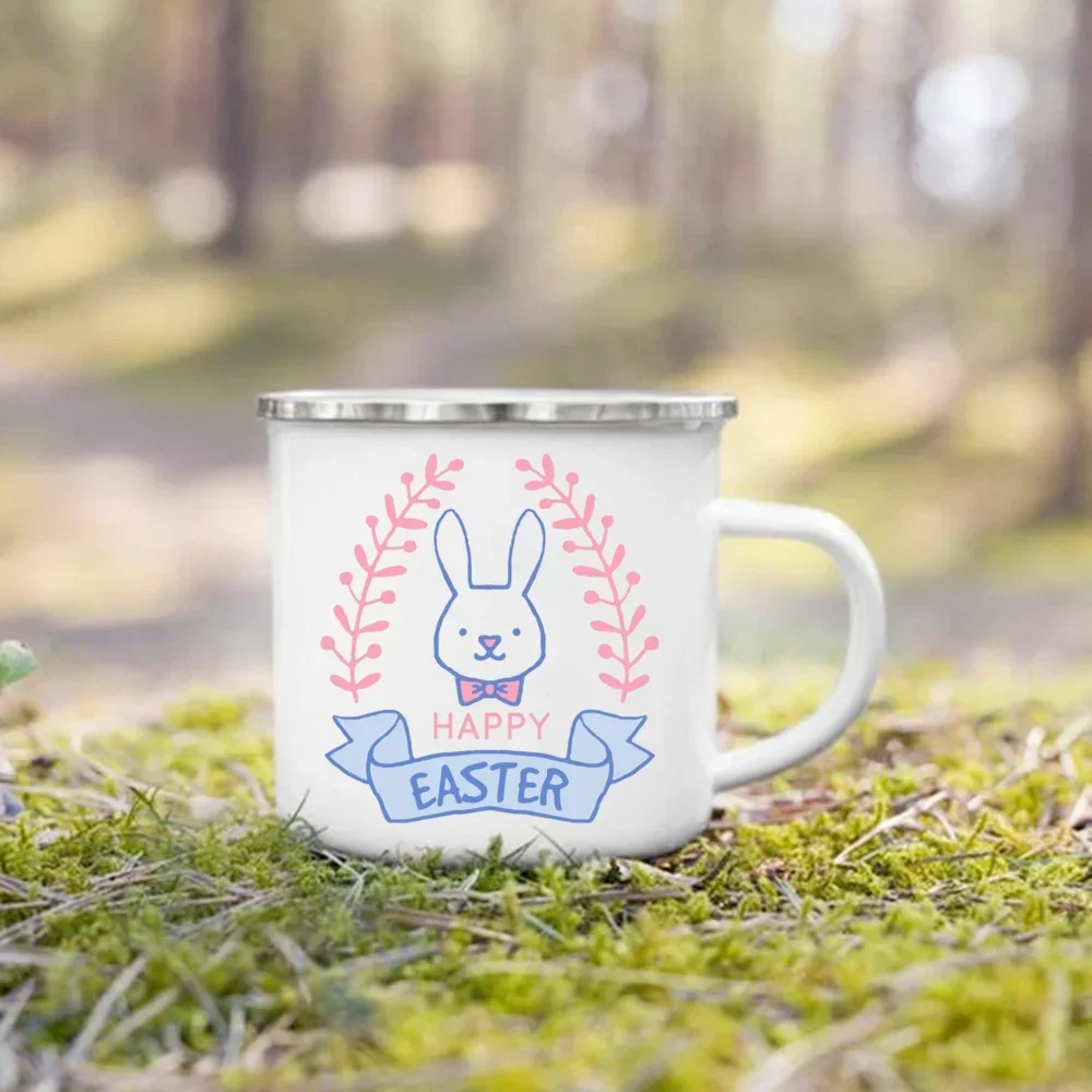 Enamel Handle Cup Happy Easter – Wine Beer Best Bewertung und Preis